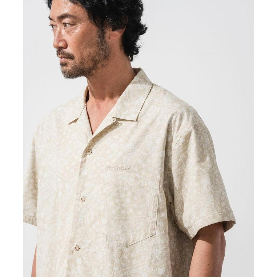 OFFSHORE（オフショア） 半袖シャツ メンズ レディース オープンカラー