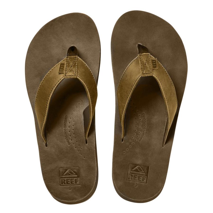 Reef リーフ サンダル レザー メンズ ブランド おしゃれ レザーサンダル ビーチサンダル 革 高級感 クラシック アウトドア サーフ 茶色 Ref Ci3680 Suns Calif 通販 Yahoo ショッピング
