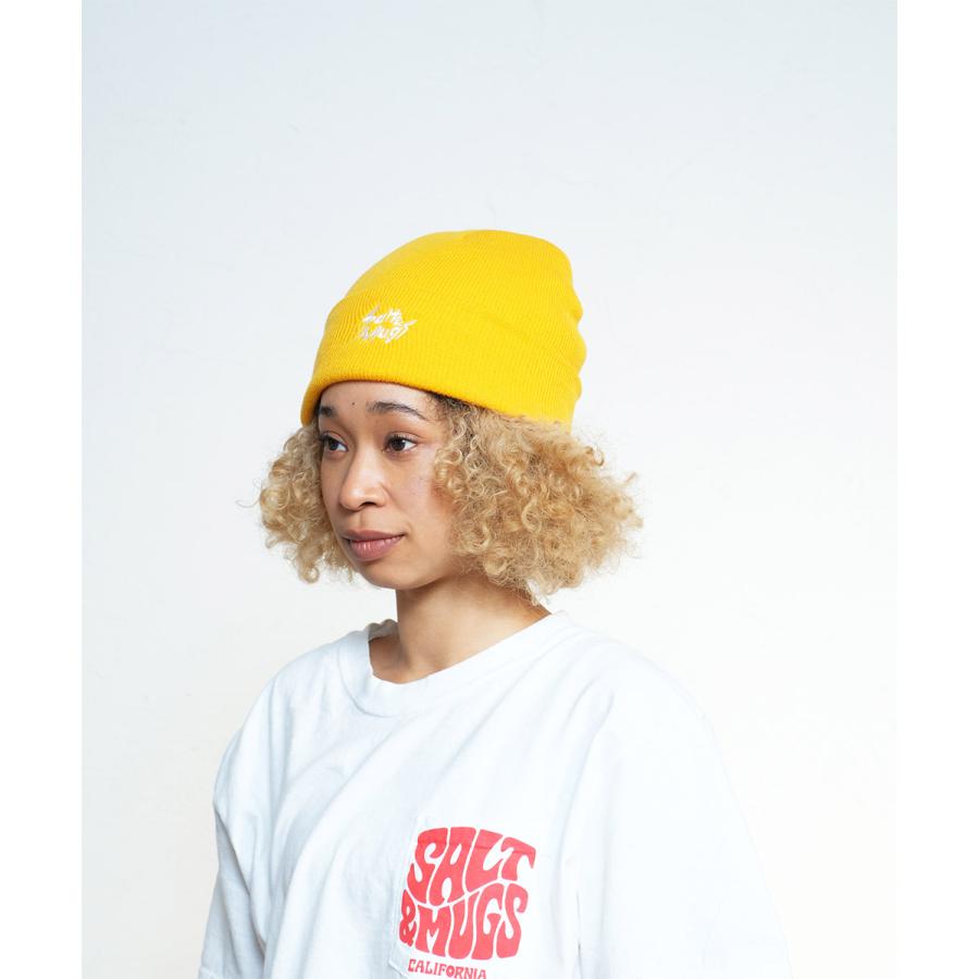 White salt by So'salt ニット帽子 White salt by So'salt ニット帽子 SALT&MUGS ニットキャップ