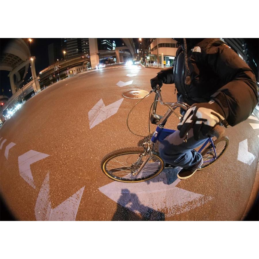 自転車 グローブ 手袋 ブランド STline エスティライン スマホ対応 ゴアテックス リフレクター ピスト BMX スケートボード バイク 黒の画像
