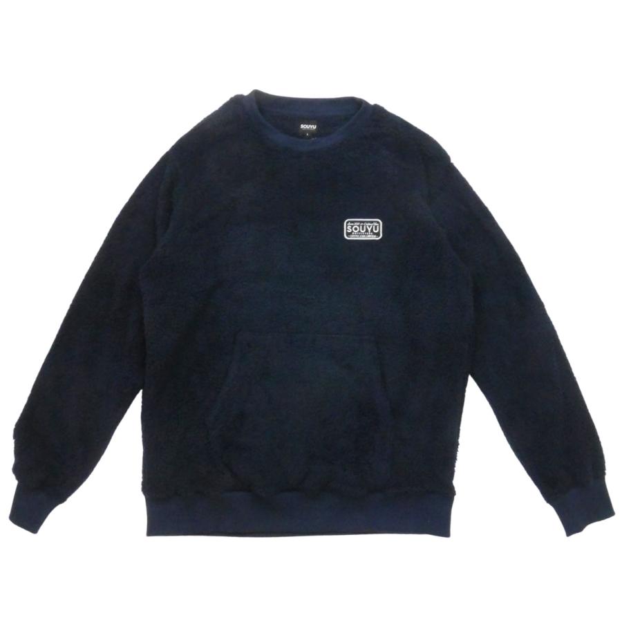 トレーナー メンズ ブランド 暖かい おしゃれ 秋 冬 秋冬 クルートレーナー 長袖 ボア 胸ロゴ カジュアル アウトドア アウトドアブランド 黒 Syu F So 02 Suns Calif 通販 Yahoo ショッピング