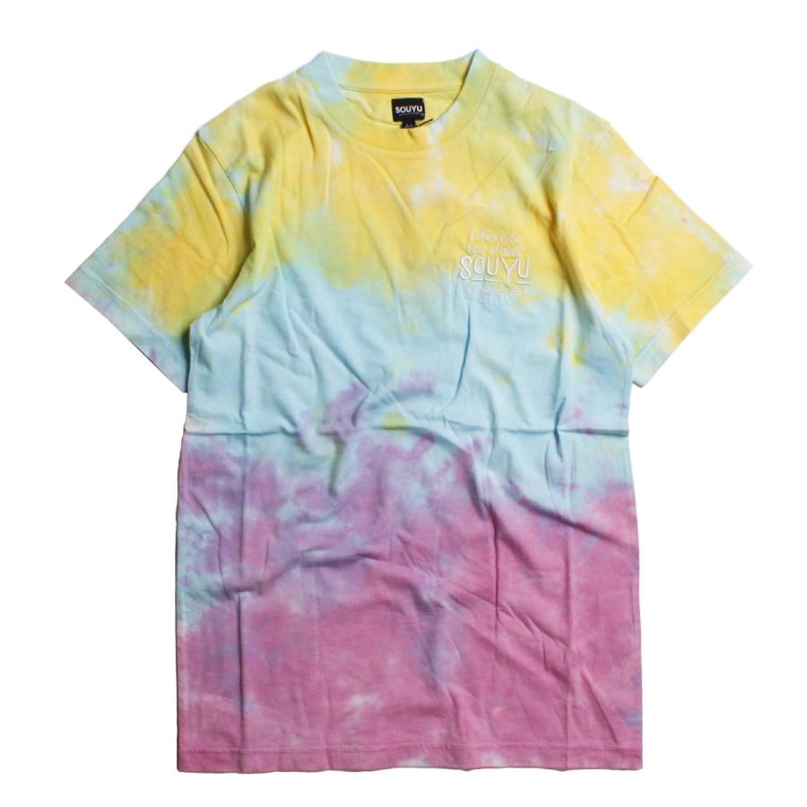 ZAFUL タイダイ柄 半袖 シャツ【送料込み】 SOUYU OUTFITTERS タイダイ柄 tシャツ 半袖 ブランド おしゃれ
