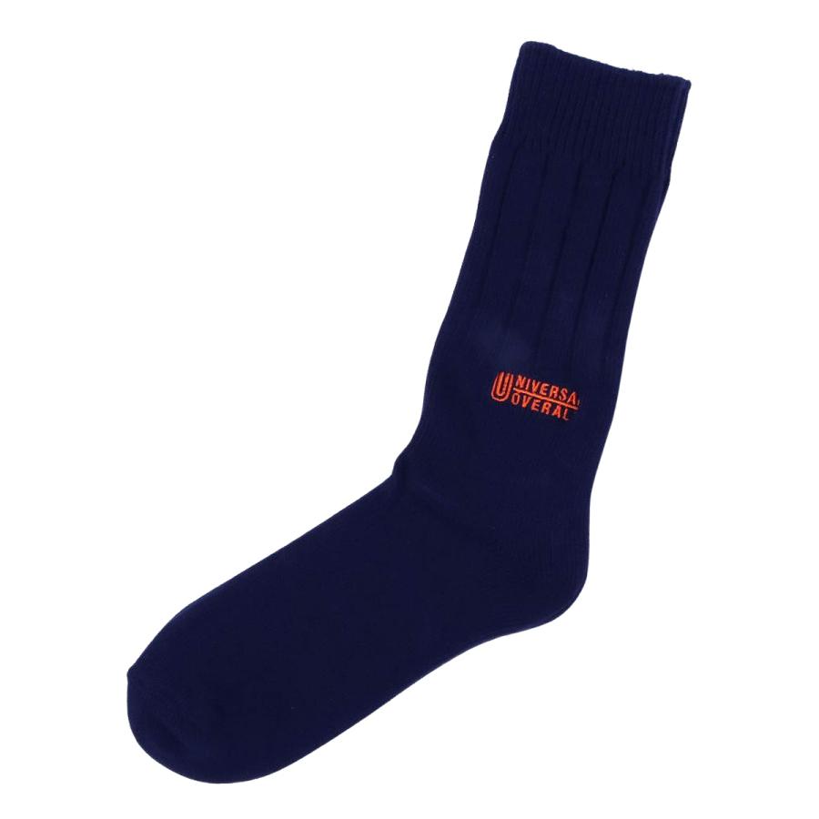 ユニバーサルオーバーオール 靴下 メンズ ブランド おしゃれ プレゼント ソックス 刺繍 ロゴ リブ カジュアル 黒 赤 白 紺 Uvs Lu 0 Suns Calif 通販 Yahoo ショッピング