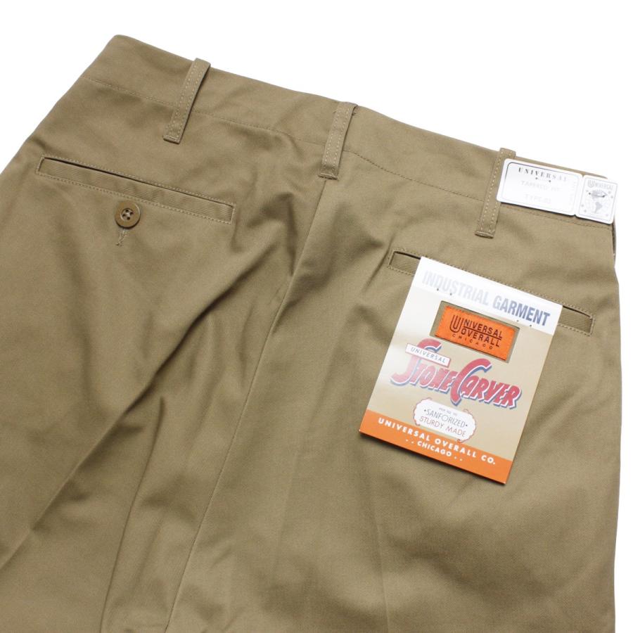 UNIVERSAL OVERALL テーパードパンツ メンズ ユニバーサル