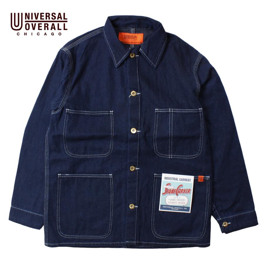 USA製　UNIVERSAL OVERALL カバーオール デニム 42 USA製 UNIVERSAL OVERALL カバーオール デニム 42 - メルカリ