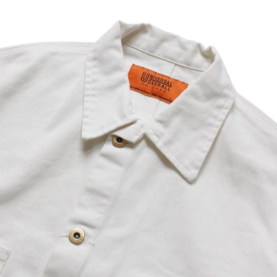USA製　美品　UNIVERSAL OVERALL ホワイトカバーオール 34 Universal Overall Shop Coat / White – Front General Store