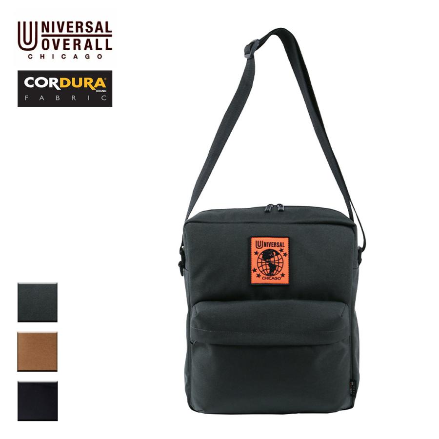ユニバーサルオーバーオール バッグ ショルダーバッグ 大容量 メンズ レディース ブランド おしゃれ 斜めがけ 防水 大きめ コーデュラ 撥水 黒