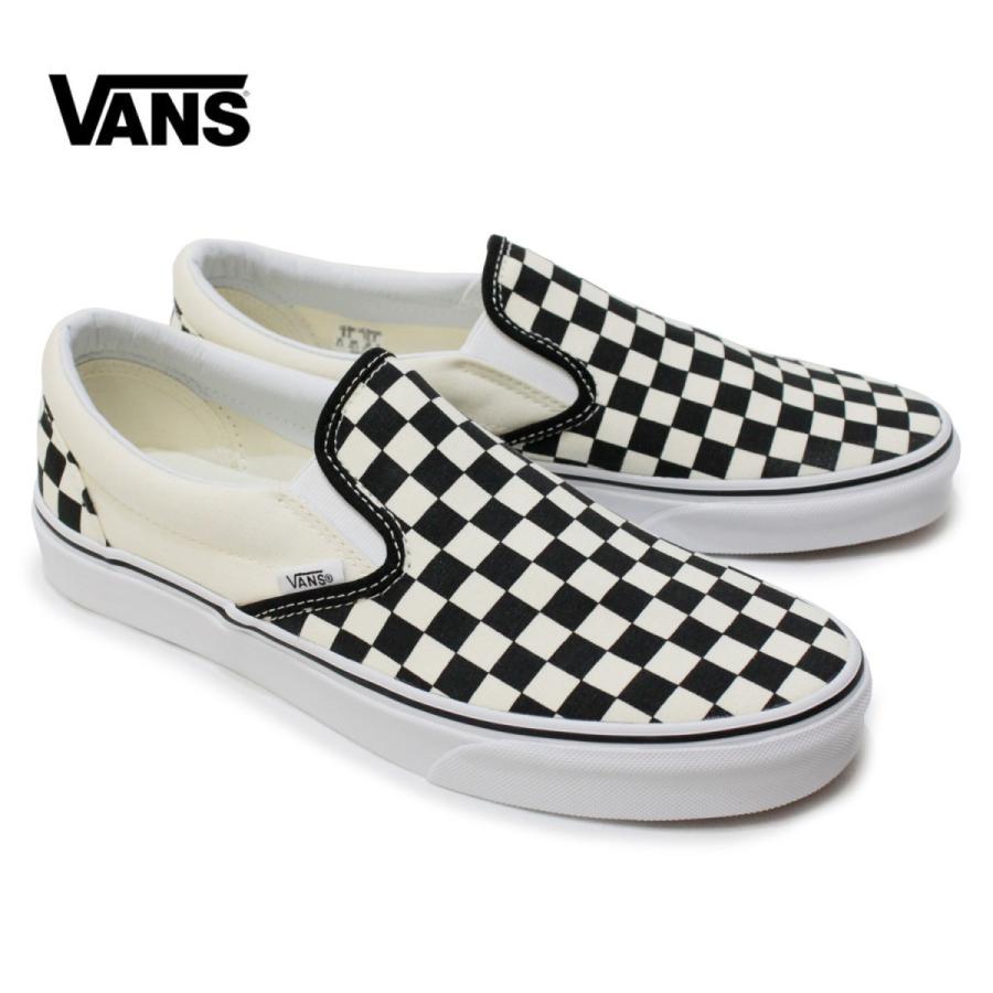 vans black and white classic slip on