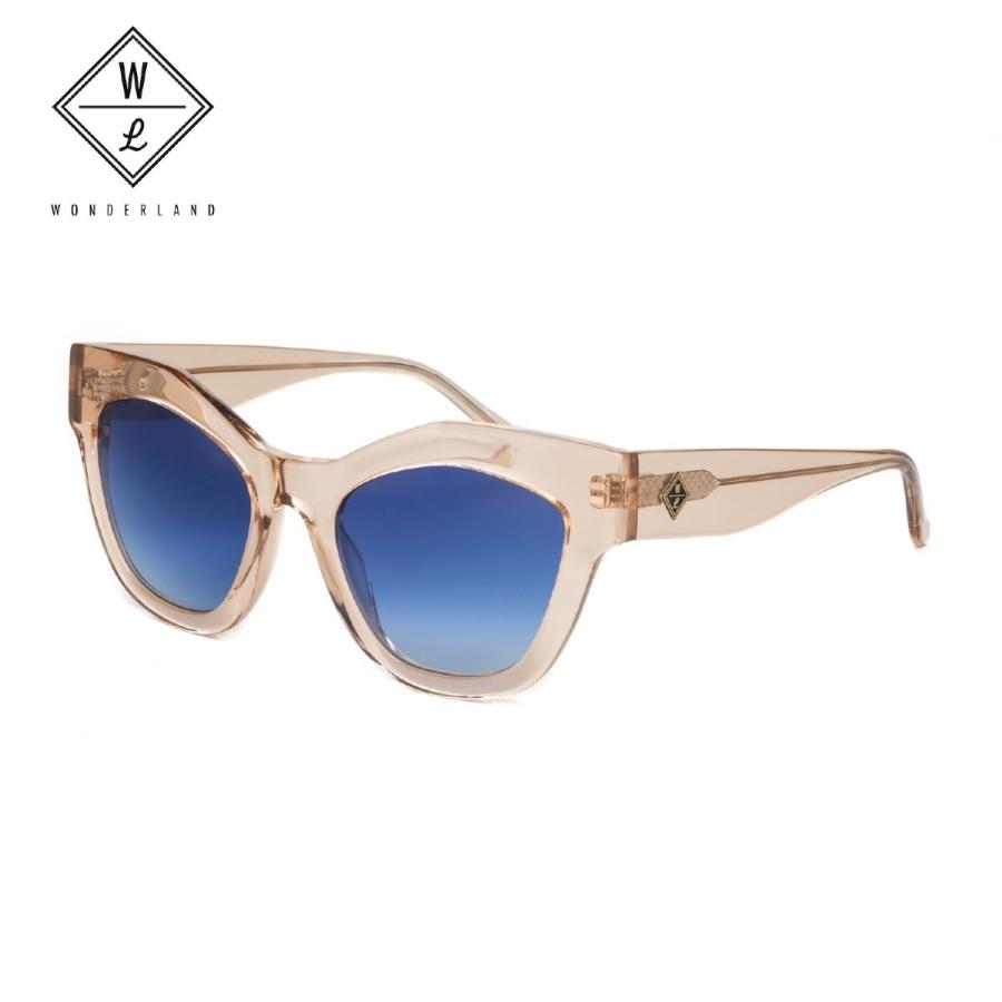 サングラス レディース ブランド ワンダーランド WONDERLAND キャットアイ UVカット アイウェア カラーレンズ ZZYZX ズィーズィクス zzyzx04