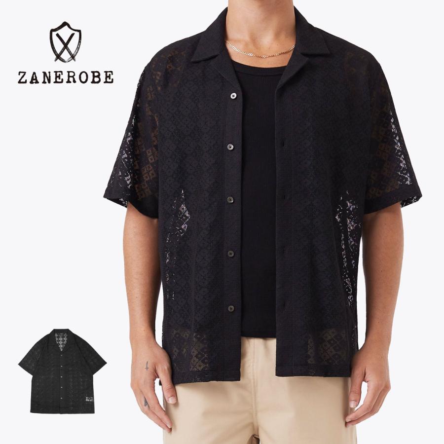 ZANEROBE（ゼインローブ） レースシャツ シャツ 半袖 メンズ ブランド