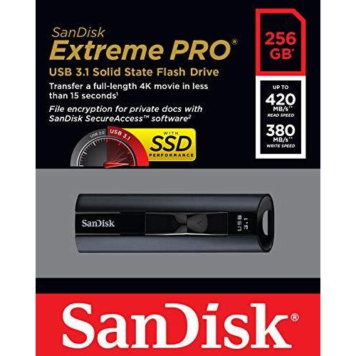 256GB SanDisk サンディスク USBメモリー ExtremePro USB3.1(Gen 1) 対応 R:420MB/s W380MB/s スライド式 海外リテール SDCZ880-256G-G46｜sunset-k-t｜07