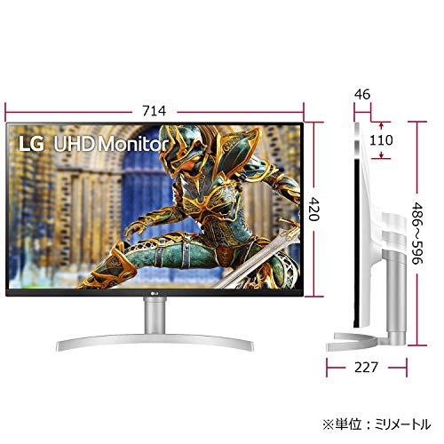 LG モニター ディスプレイ 32UN650-W 31.5インチ/4K/HDR/IPS非光沢/HDMI*2、DP/FreeSync対応/スピーカー搭載/フリッカーセーフ、ブルーライト低減/高さ調節/3年｜sunset-k-t｜03