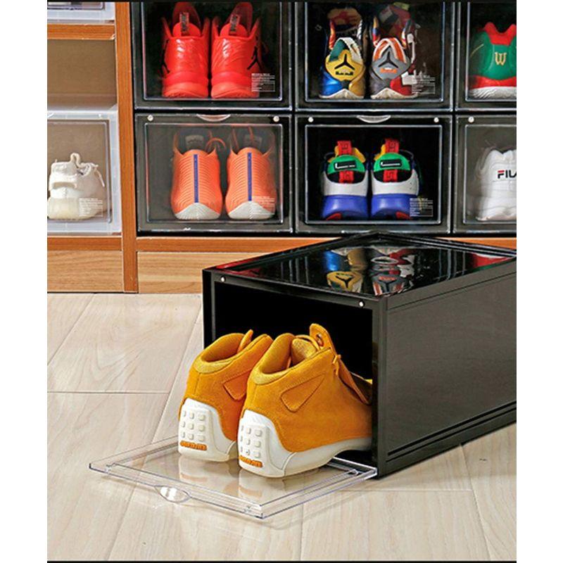 SALE/83%OFF】 Bcl シューズケース KD ブラック 靴箱 組み立て式 シューズケース 収納 玄関 シューズボックス 収納ボックス 下駄箱、 シューズボックス 新品★シューズボックス 6点セット★収納 ケース 下駄箱 靴箱 コレクション