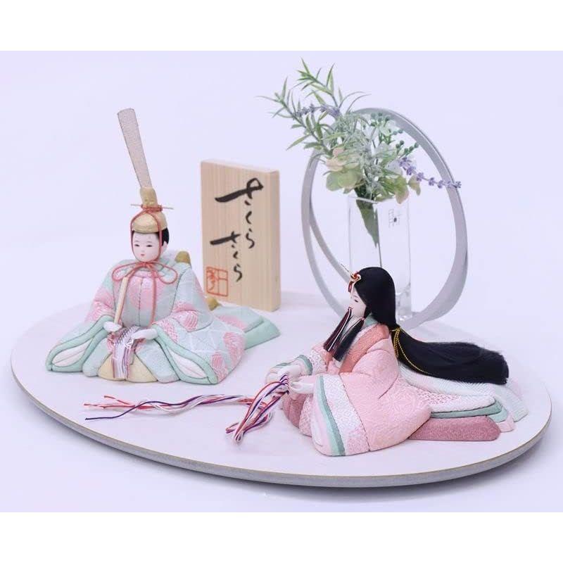 数量限定 雛人形 木目込み 親王平飾り 一秀 C-132 さくらさくら さくらさくら hn360 ms187 幅45cm モニュメント屏風 MARY2 【MYK1456907787】(52818円)