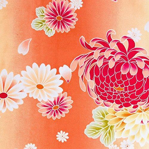 在庫処分 花和柄 二尺袖着物 袴セット キョウエツ 無地袴 03 袴 濃紺 袴下帯 レモン ブルー Ll 袴 レディース 3点セット 着物 袴 袴下帯 訪問着 付け下げ Pathwaysfl Org