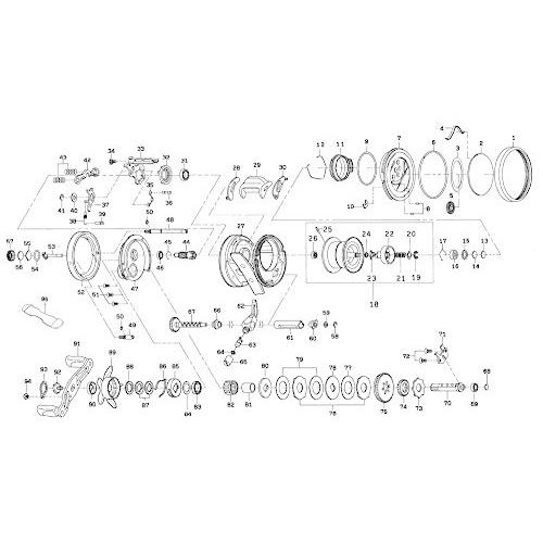 何でも揃う Ct ミリオネア 19 純正パーツ リール ダイワ Daiwa Sv 部品コード 18 部品番号 スプール 70shl ベイトリールパーツ Terresrouges Com