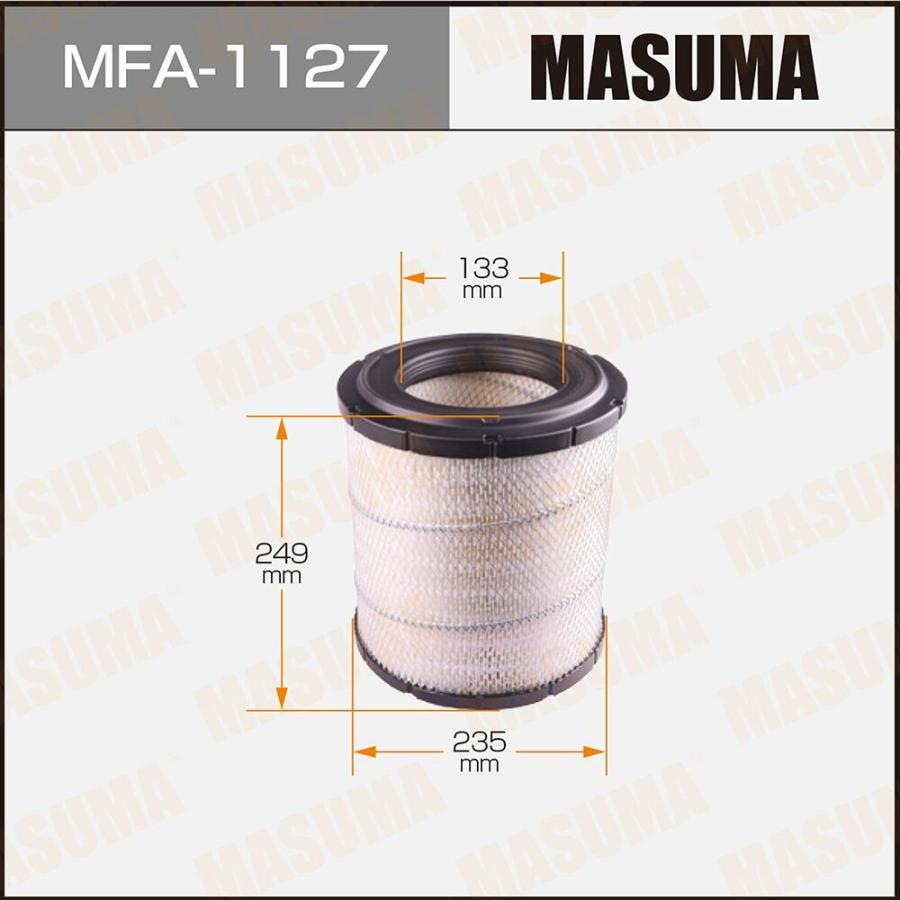 【MASUMA】トヨタ用　エアフィルター　トヨエース TOYOTA　MFA-1127　 17801-78020　17801-78030　 エアクリーナー エアエレメント |  | 01