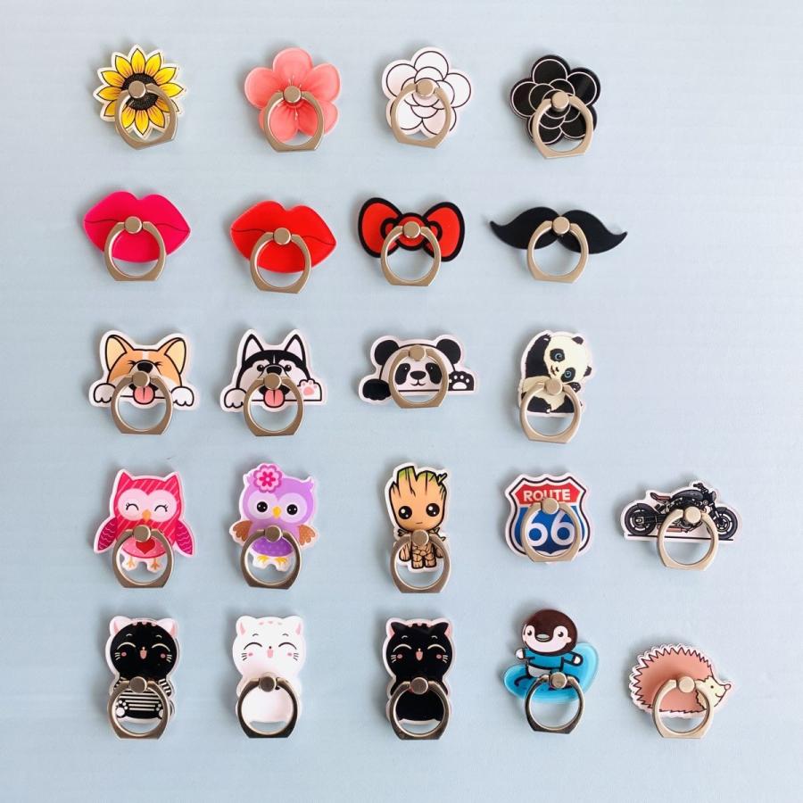 送料無料 かわいい スマホリング アイリング 携帯リング スタンド機能 バンカーリング 360 回転 落下防止 ホールドリング 花柄 犬 ネコ 大人気 Iring123 Sunshine Girl 通販 Yahoo ショッピング