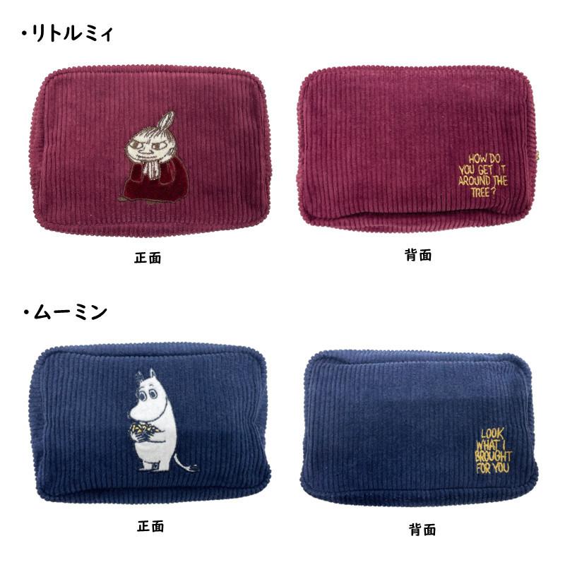 ムーミン ポーチ リトルミイ マルチポーチ 化粧ポーチ 小物入れ コーデュロイ生地 スクエアポーチ コスメポーチ MOOMIN かわいい キャラクター グッズ ミィ|sunshine-girl|02