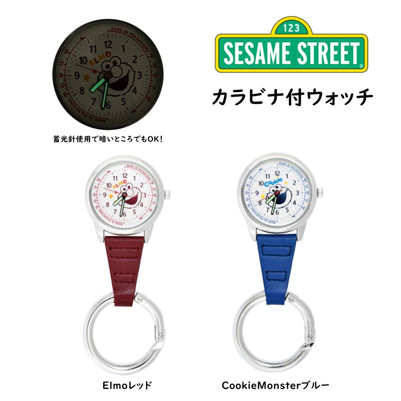 SESAME STREET（セサミストリート） カラビナ付ウォッチ 掛け時計