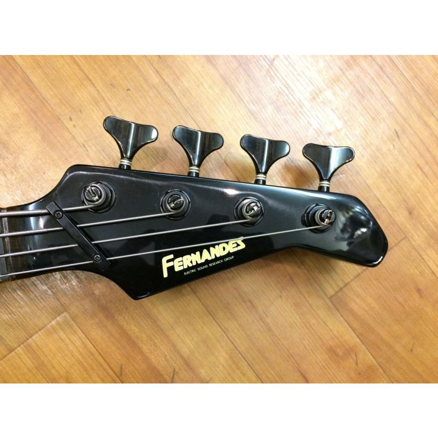 中古品 FERNANDES FRB-50 Black 日本製 エレキベース 