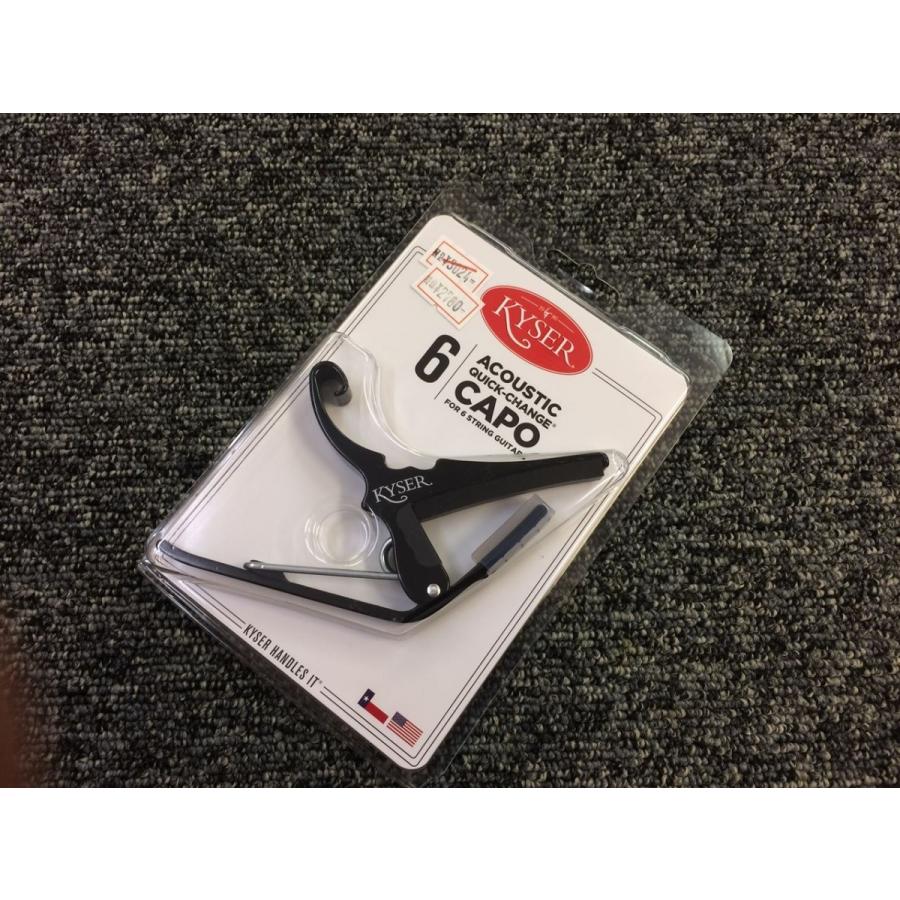 KYSER THE QUICKCHANGE CAPOS KG6B Black For Acoustic Guitar KYSERKG6B