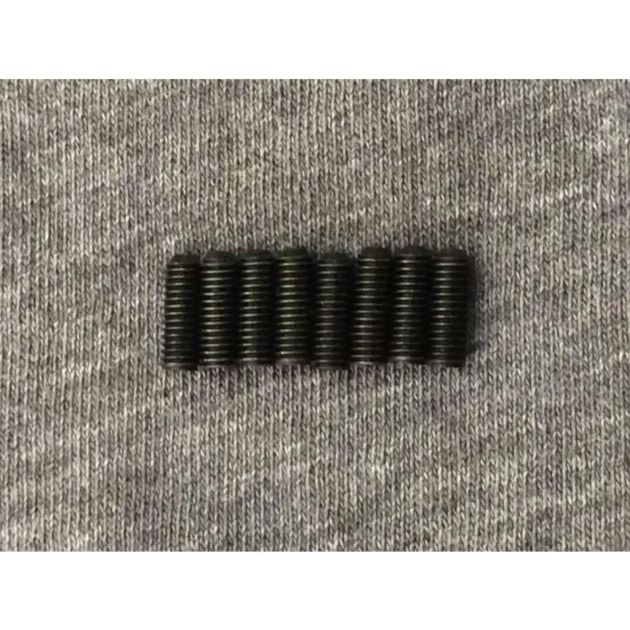 SMC Saddle Height Screws Black Set For Bass(8)/弦高イモネジ ベース用 黒 M3(8mm×8