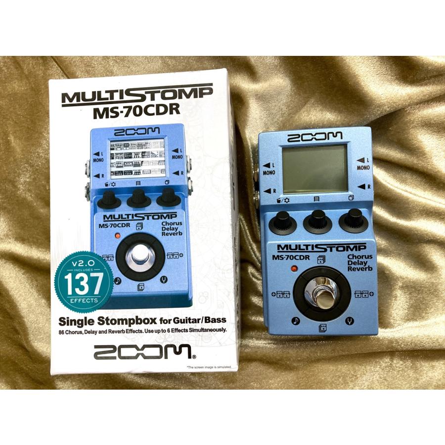 ズーム（zoom） 中古品 ZOOM MS-70CDR MultiStomp Chorus / Delay