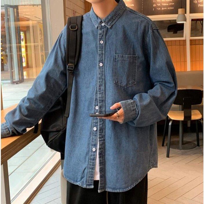 デニム長袖シャツ メンズ 大きいサイズ カジュアル トップス 秋服 デニム シャツ オシャレ ウエスタンシャツ カジュアル スリム ゆったり 代 30代 40代 Pbf9 オフィス空間 通販 Yahoo ショッピング