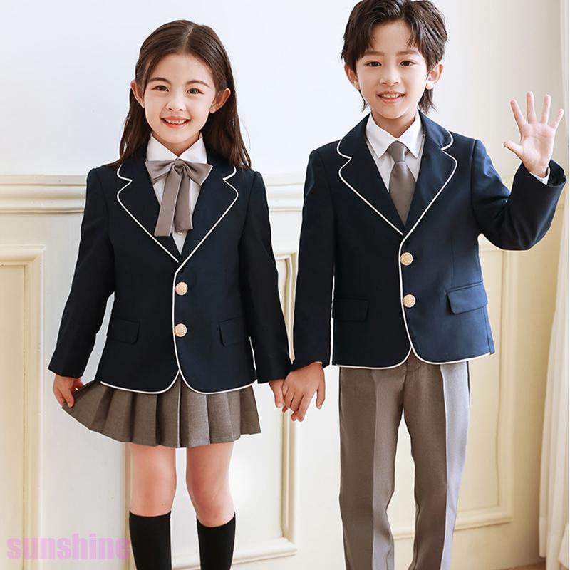 卒業式　子供服　制服　新品ジャケットセット 140-160]【卒服】エンブレム付きWブレストジャケット(その他の