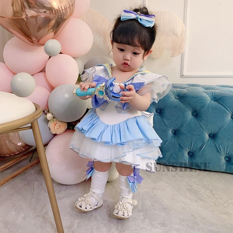 子供 ワンピース キッズ セーラームーン セーラー服 おしゃれ 可愛い 女の子 お姫様 プリンセス コスチューム ハロウィン チュールスカート Ke047 Sunshine Sibata 通販 Yahoo ショッピング