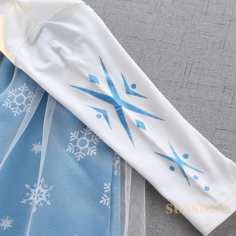 新品】アナ雪 エルサ なりきりワンピース 130cm 非売品キーホルダー