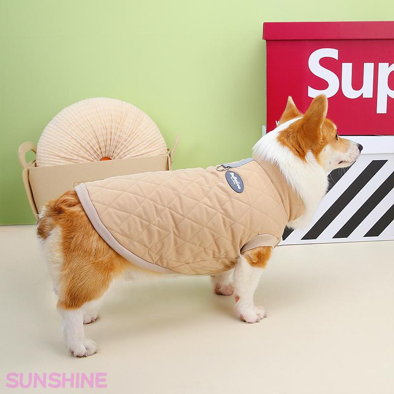 ミニチュアダックス 冬服 犬 服 犬の服 ウェアハーネス コート