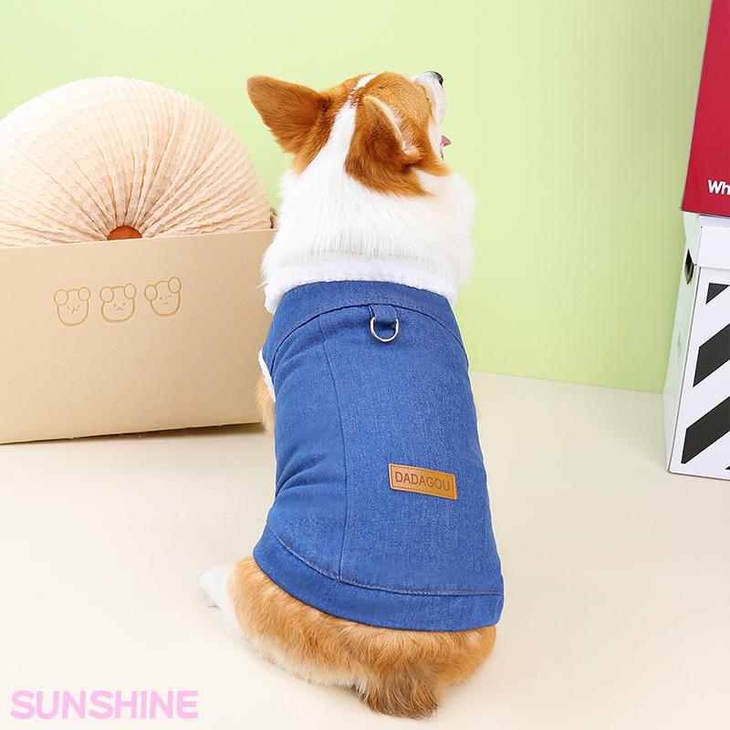 犬服 S わんこの普段着 犬服 3S わんこの普段着レトロな小鳥ピンク