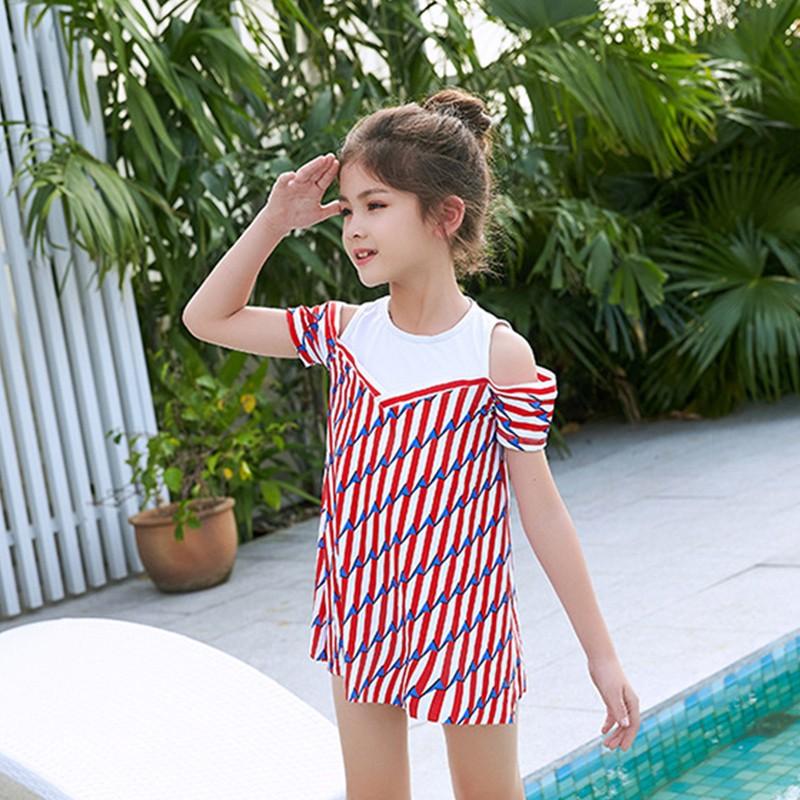 水着 ジュニア水着 女の子 セパレート フリル おしゃれ 中学生 高校生