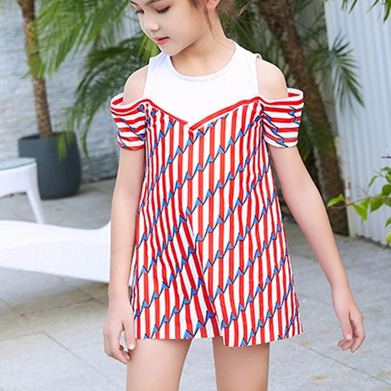 水着 ジュニア水着 女の子 セパレート フリル おしゃれ 中学生 高校生