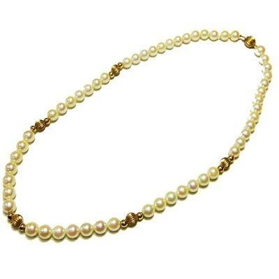 K14 パール 真珠 ネックレス 14金 送料無料 : サンショップささき