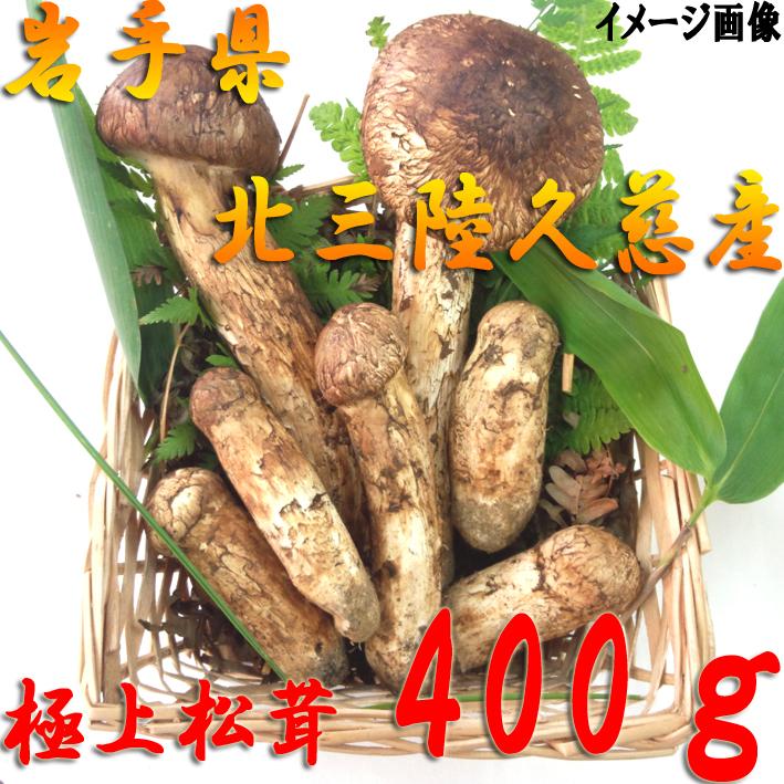 松茸 国産 極上松茸 400g つぼみ・開きミックス 岩手県産 久慈産 