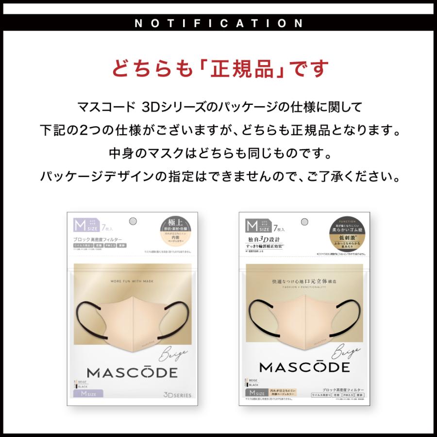 MASCODE 【公式】マスコード マスク 3dマスク 不織布 メンズ 男性用