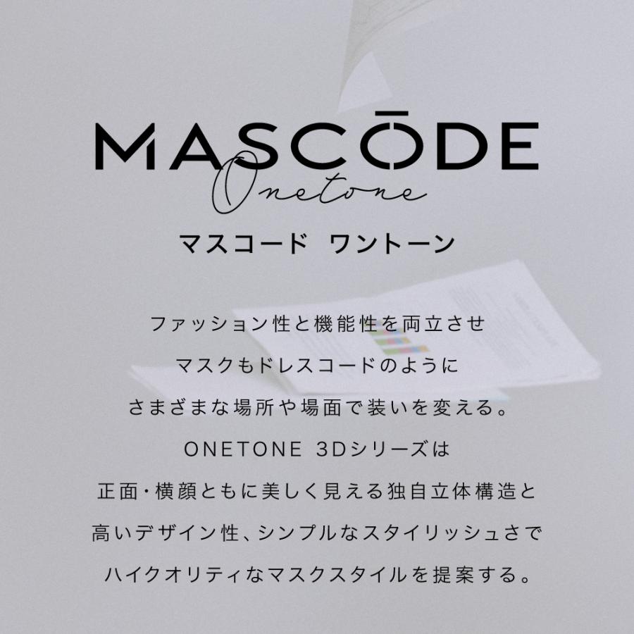 MASCODE 【公式】マスコード マスク 3dマスク 不織布 立体 男性用 女性