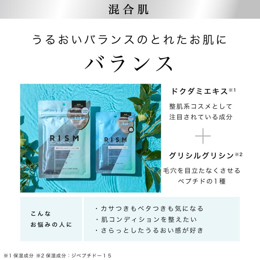 RISM フェイスパック 保湿 ハリ 脂性肌 乾燥肌 肌トラブル スキンケア