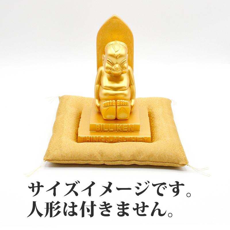 金運座布団　縁起物 幸運を引き寄せる 金の座布団 大サイズ ざぶとん ザブトン ゴールド