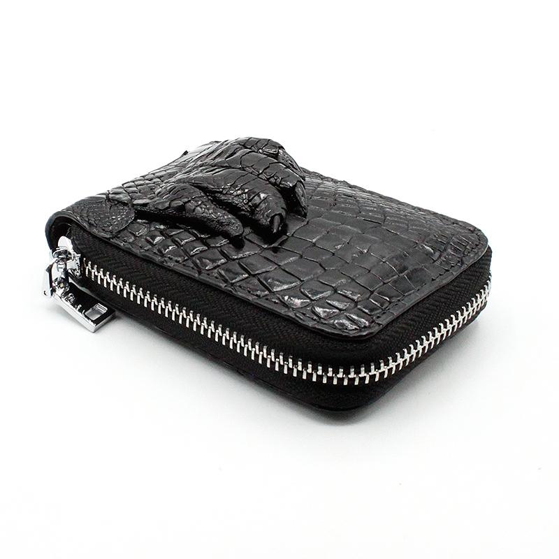 【新品・未使用】クロコダイル　ケース　シャムワニ カードケース シャムクロコ クロコダイル 爪付き ワニ革 CROCODILE 鰐