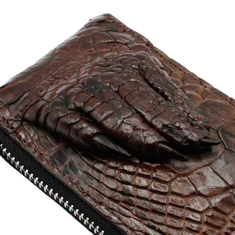 カードケース シャムクロコ クロコダイル 爪付き ワニ革 CROCODILE 鰐