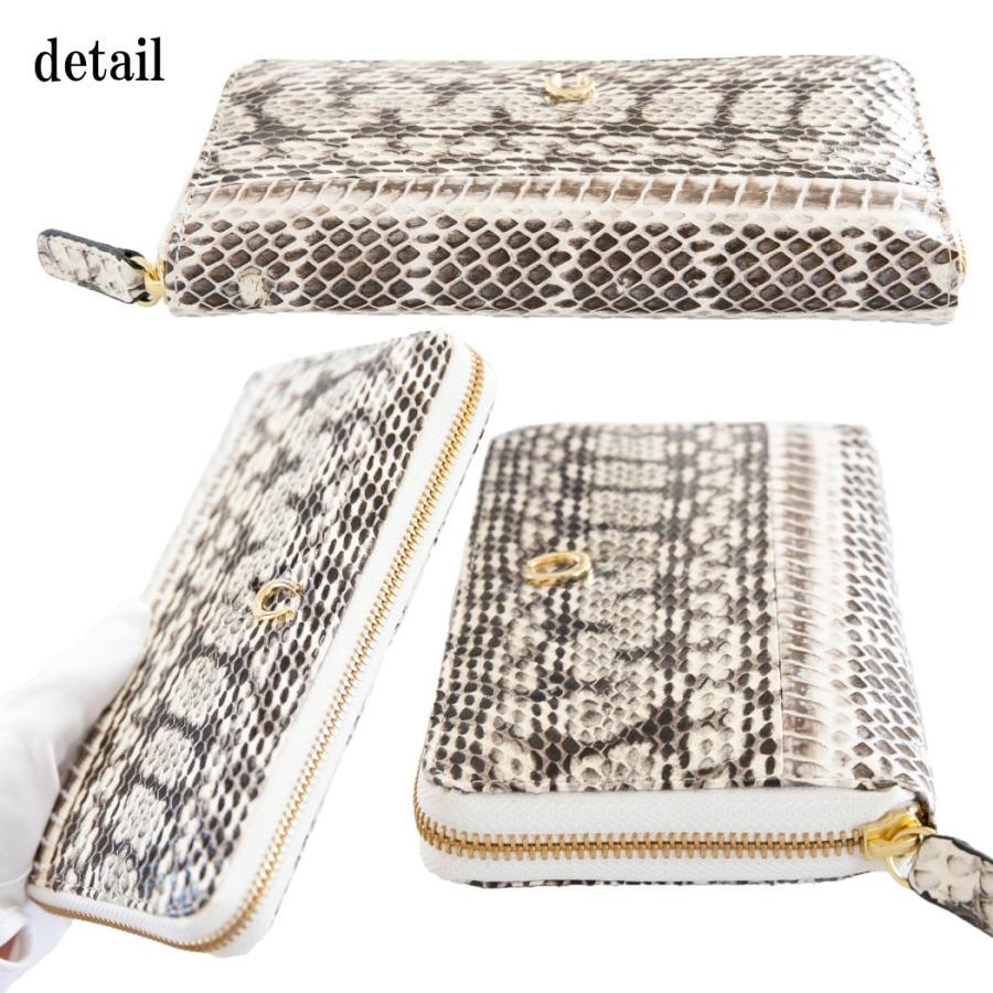 金運 財布 金運財布 ヘビ 革 ゴールド 蛇皮財布 蛇革 メンズ