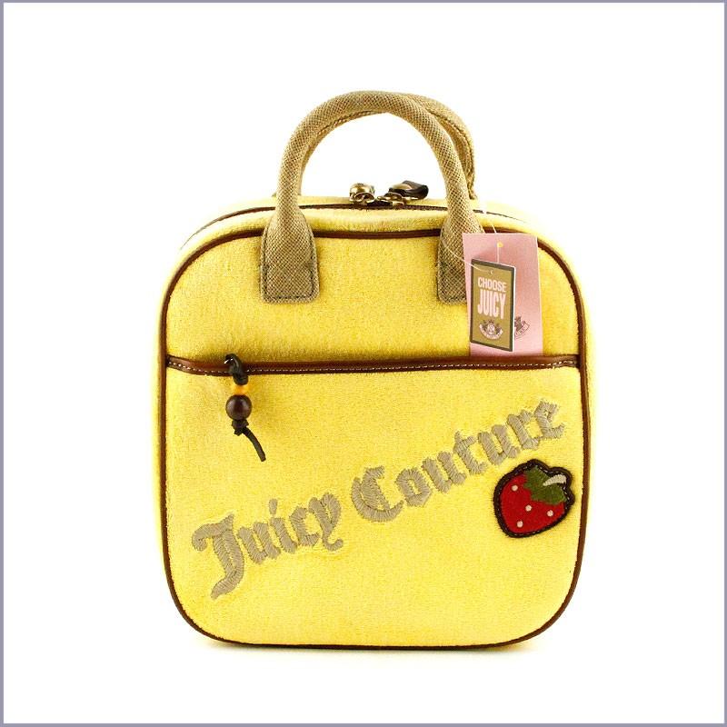 JUICY COUTURE（ジューシークチュール） 化粧 メイク バッグ パイル地 