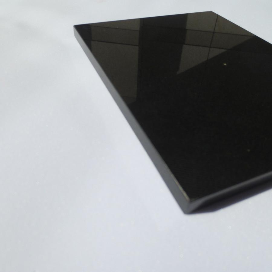 黒御影石 板石18×14×約0.8cm 石板 平板 黒板 黒みかげ石 プレート 皿