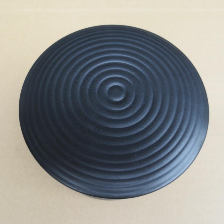 灰皿 蓋付き ブラック 陶器製 おしゃれ 分割 セパレート ふたも灰皿に