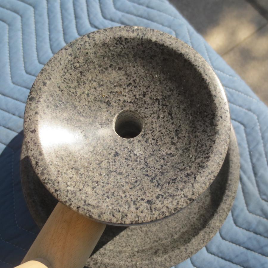 茶臼 ちゃうす 抹茶 石臼 (いしうす) ひき臼 (ひきうす)☆青 茶臼 ちゃうす 抹茶 石臼 (いしうす) ひき臼 (ひきうす)☆青