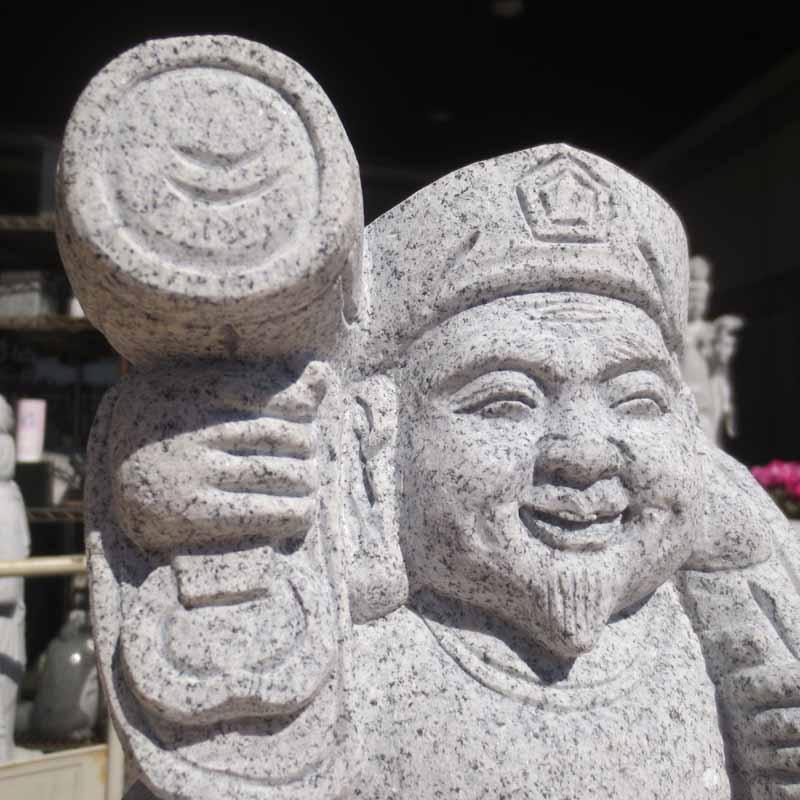 大黒天 だいこくてん 大黒様 高さ32cm だいこくさま 置物 石材彫刻品 